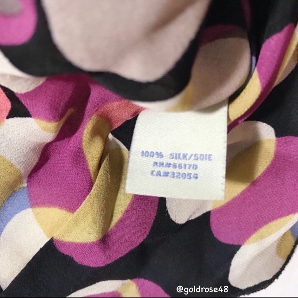 Anthropologie Odille Followspot 100% silk ruffle top - Picture 4 of 7